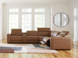 Magic Man Power Reclining Sectional with Console image