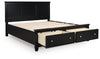 Lanolee Panel Storage Bed
