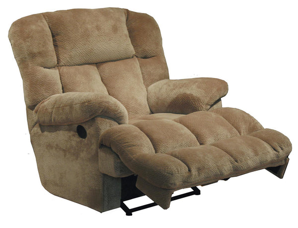 Catnapper Cloud 12 Power Chaise Lay Flat Recliner in Camel image