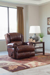 Catnapper Duncan Deluxe Glider Recliner in Walnut