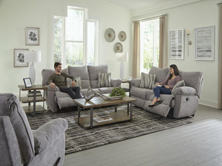 Catnapper Furniture Sadler Lay Flat Reclining Sofa with DDT in Mica image