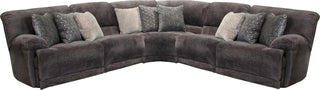 Catnapper Furniture Burbank 5pc Sectional in Smoke image