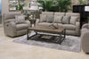 Catnapper Furniture Liam Power Headrest Power Lay Flat Recliner in Concrete/Storm
