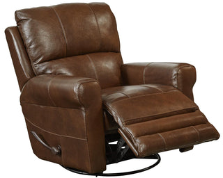 Catnapper Hoffner Swivel Glider Recliner in Chestnut image