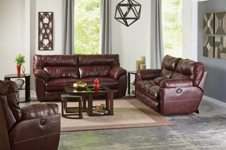 Catnapper Milan Lay Flat Recliner in Walnut 4340-7 image