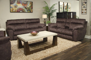 Catnapper Sedona Pwr Hdrst w/Lumbar Lay Flt Rcl Cnsl Loveseat w/Stg & Cphldrs in Mocha 762229 image