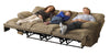 Catnapper Voyager Lay Flat Reclining Sofa in Brandy