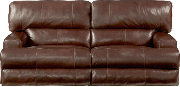 Catnapper Wembley Lay Flat Reclining Sofa in Walnut image