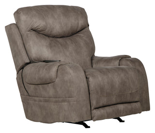 Recharger Power Rocker Recliner with Power Adjustable Headrest & Lumbar and CR3 Heat & Massage image