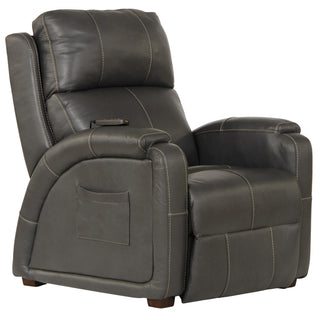 Reliever Leather Power Lay Flat Recliner with Power Adjustable Headrest and Lumbar, Zero Gravity and CR3 Therapeutic Massage image
