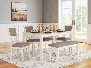 Erinberg Dining Table and 4 Chairs and Bench (Set of 6) image