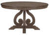 Toulon  Round Dining Table in Dark Pewter 5438-54*