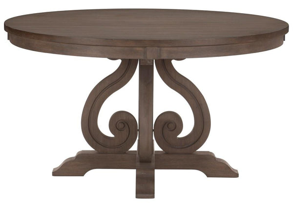 Toulon  Round Dining Table in Dark Pewter 5438-54*