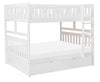 Homelegance Galen Full/Full Bunk Bed w/ Storage Boxes in White B2053FFW-1*T