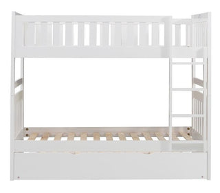 Homelegance Galen Twin/Twin Bunk Bed w/ Twin Trundle in White B2053W-1*R image