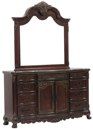 Homelegance Deryn Park 9 Drawer Dresser in Cherry 2243-5 image