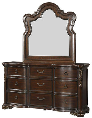 Homelegance Royal Highlands Mirror in Rich Cherry 1603-6 image