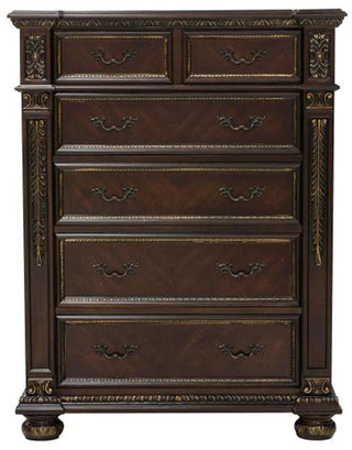 Homelegance Catalonia 5 Drawer Chest in Cherry 1824-9 image