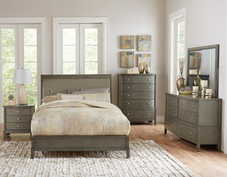 Homelegance Cotterill 5 Drawer Chest in Gray 1730GY-9 image