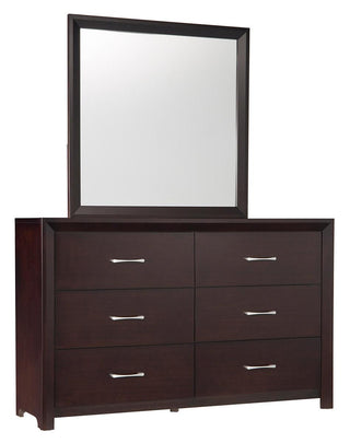 Homelegance Edina 6 Drawer Dresser in Espresso-Hinted Cherry 2145-5 image