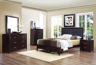 Homelegance Edina 5 Drawer Chest in Espresso-Hinted Cherry 2145-9 image