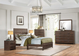 Homelegance Furniture Erwan 5 Drawer Chest in Dark Walnut 1961-9 image