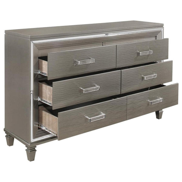 Homelegance Tamsin Dresser in Silver Grey Metallic 1616-5