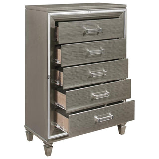 Homelegance Tamsin Chest in Silver Grey Metallic 1616-9 image