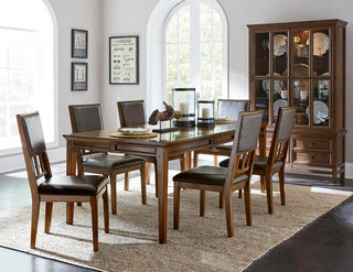 Homelegance Frazier Park Dining Table in Dark Cherry 1649-82 image