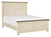 Homelegance Weaver Queen Panel Bed in Antique White 1626-1*