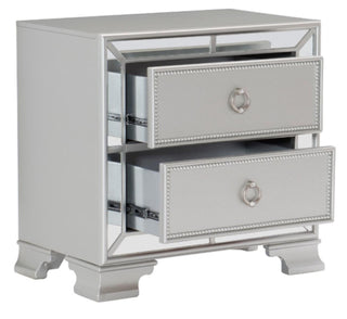 Homelegance Avondale Nightstand in Silver 1646-4 image