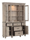 Homelegance Cardano Buffet & Hutch in Light Brown 1689BR-50*