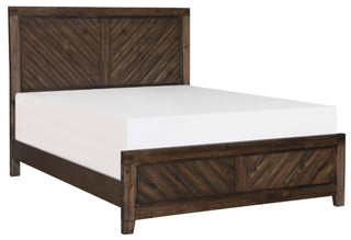 Homelegance Parnell Queen Panel Bed in Rustic Cherry 1648-1* image