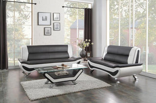 Homelegance Furniture Veloce Cocktail Table in Black/Ivory 8219-30 image