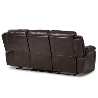 Homelegance Furniture Bastrop Double Reclining Sofa in Brown 8230BRW-3 image