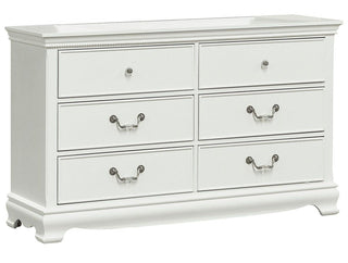 Homelegance Lucida 6 Drawer Dresser in White 2039W-5 image