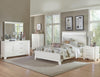 Homelegance Kerren King Platform Bed in White 1678WK-1EK*