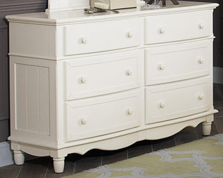 Homelegance Clementine 6 Drawer Dresser in White B1799-5 image