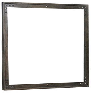 Homelegance Holverson Mirror in Rustic Brown & Gunmetal 1715-6 image