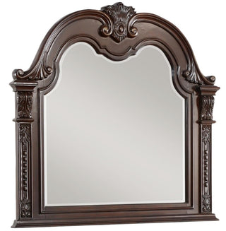 Homelegance Cavalier Mirror in Dark Cherry 1757-6 image