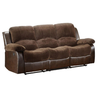 Homelegance Furniture Granley Double Reclining Sofa in Chocolate 9700FCP-3 image