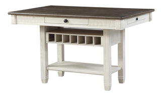 Homelegance Granby Counter Height Dining Table in White & Brown 5627NW-36* image