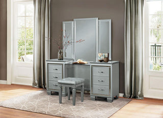 Homelegance Allura Vanity Dresser with Mirror in Silver 1916-15* image