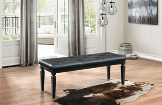 Homelegance Allura Bed Bench in Black 1916BK-FBH image