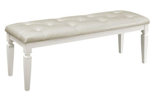 Homelegance Allura Bed Bench in White 1916W-FBH image