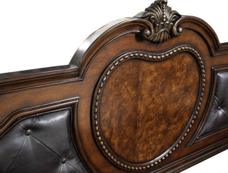 Homelegance Antoinetta Queen Panel Bed in Warm Cherry 1919-1* image