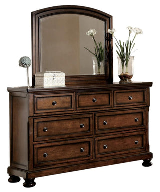 Homelegance Cumberland Mirror in Brown Cherry 2159-6 image