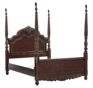 Homelegance Deryn Park Queen Poster Bed in Cherry 2243-1* image