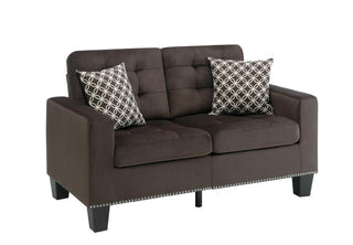 Homelegance Furniture Lantana Loveseat in Chocolate 9957CH-2 image