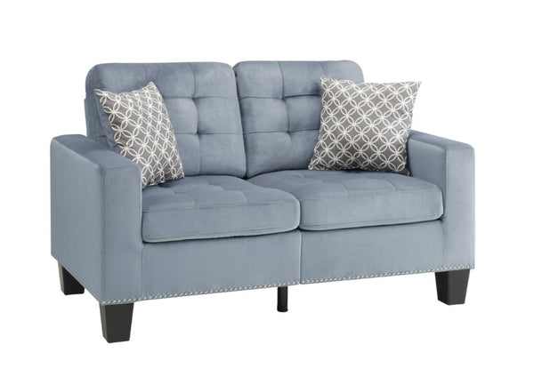 Homelegance Furniture Lantana Loveseat in Gray 9957GY-2